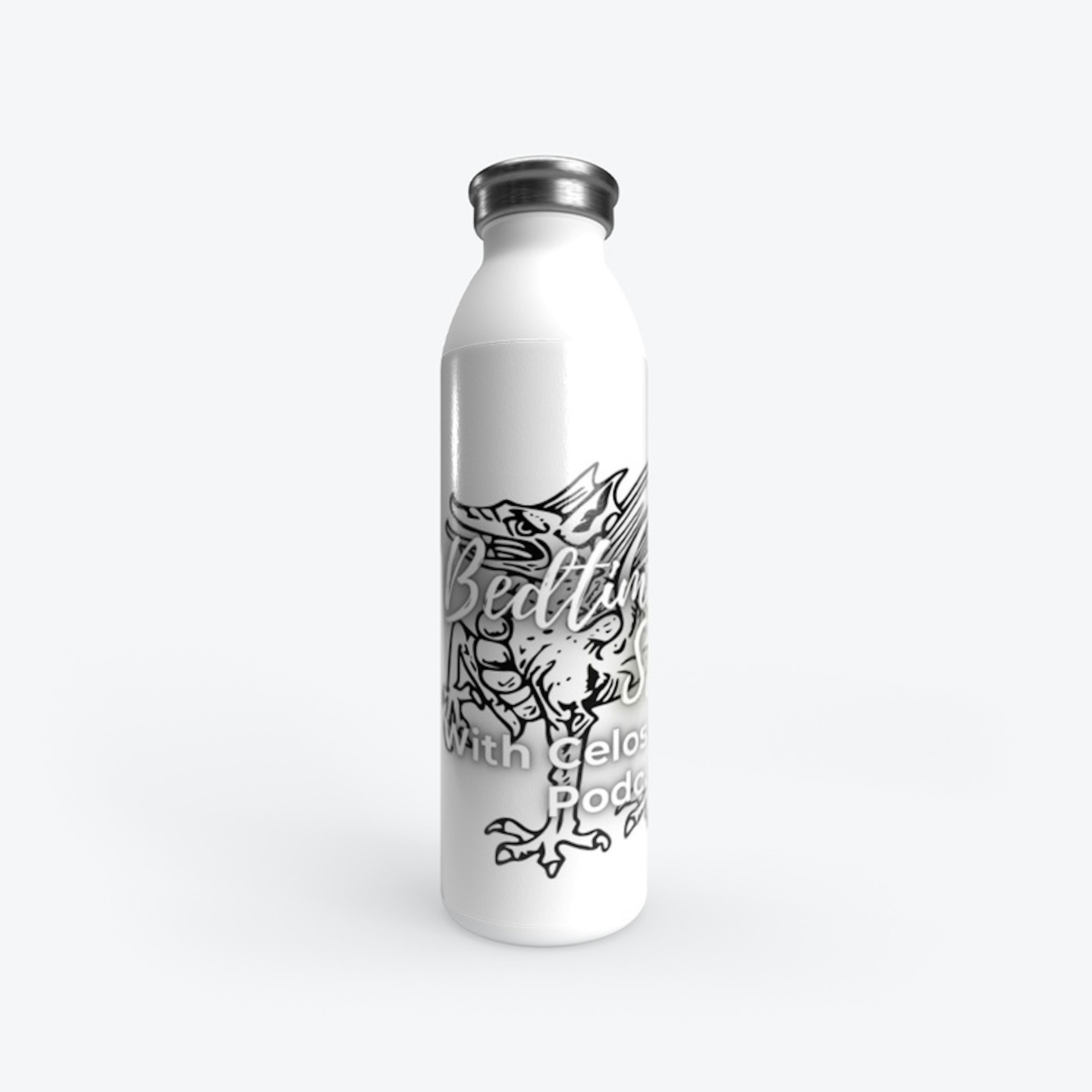Medieval Dragon Logo Water Bottle