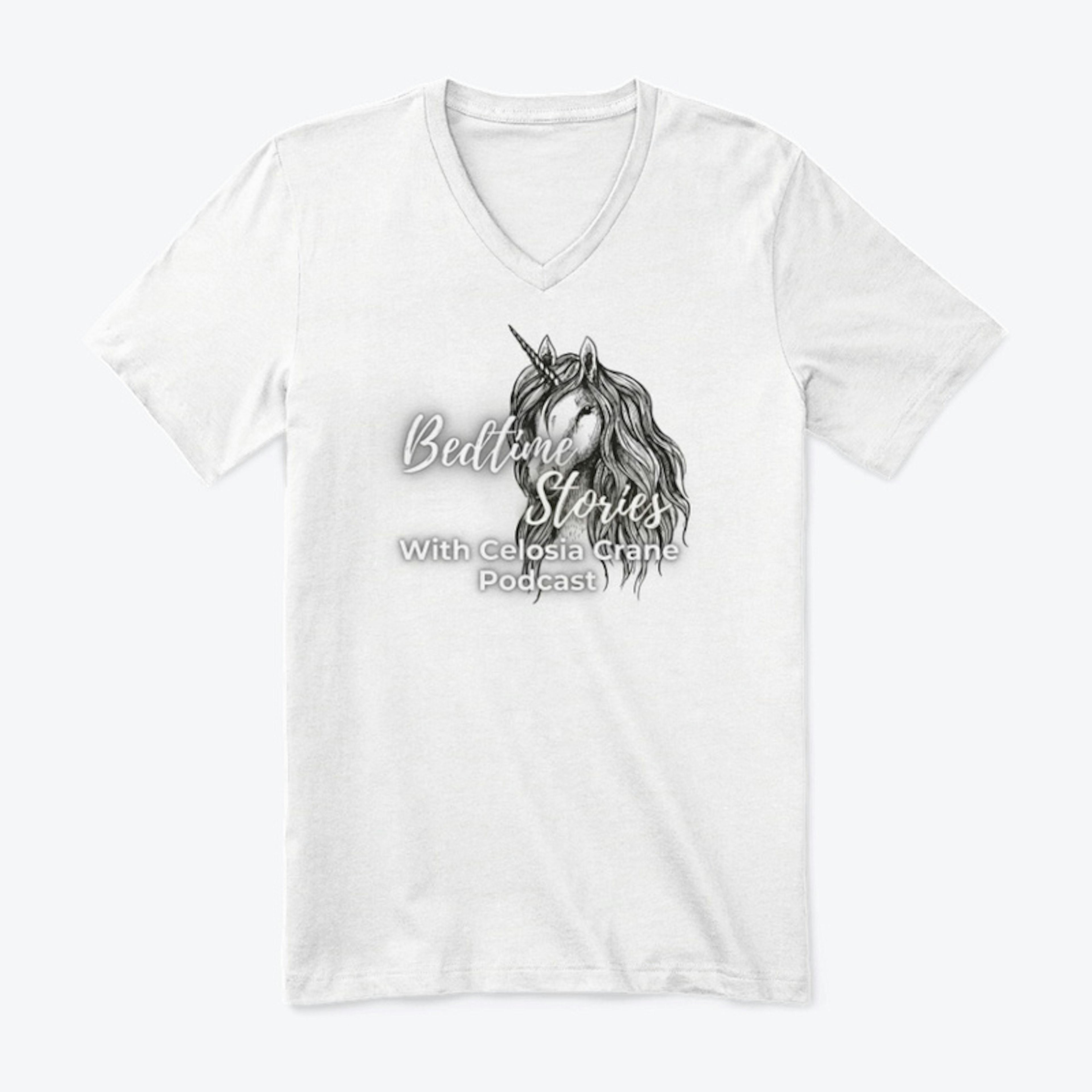 Bedtime Stories Unicorn V-neck t-shirt