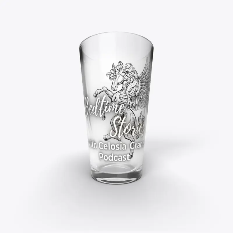 Bedtime Stories Pegasus Pint Glass