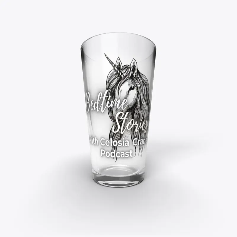 Bedtime Stories Unicorn Pint Glass